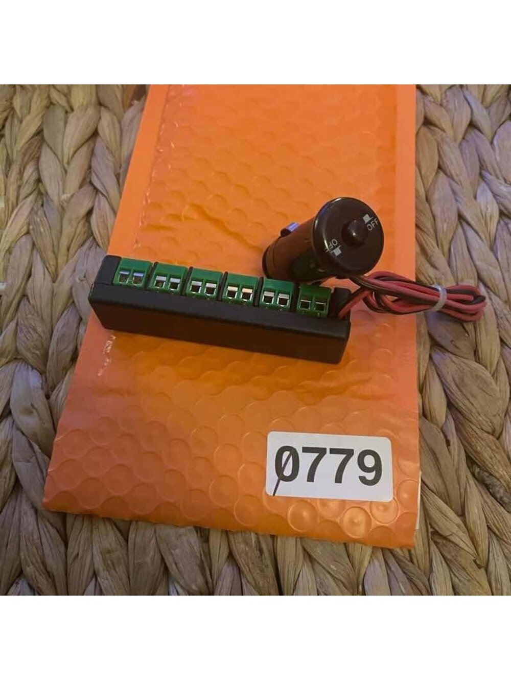 ✅12V Car Cigarette Lighter Plug Male Adapter with Binding Posts 10A Fuse#️⃣779